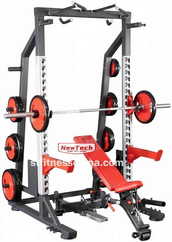 NT-PN 104 Olympic Half Rack - PN - stfitnesschina.com